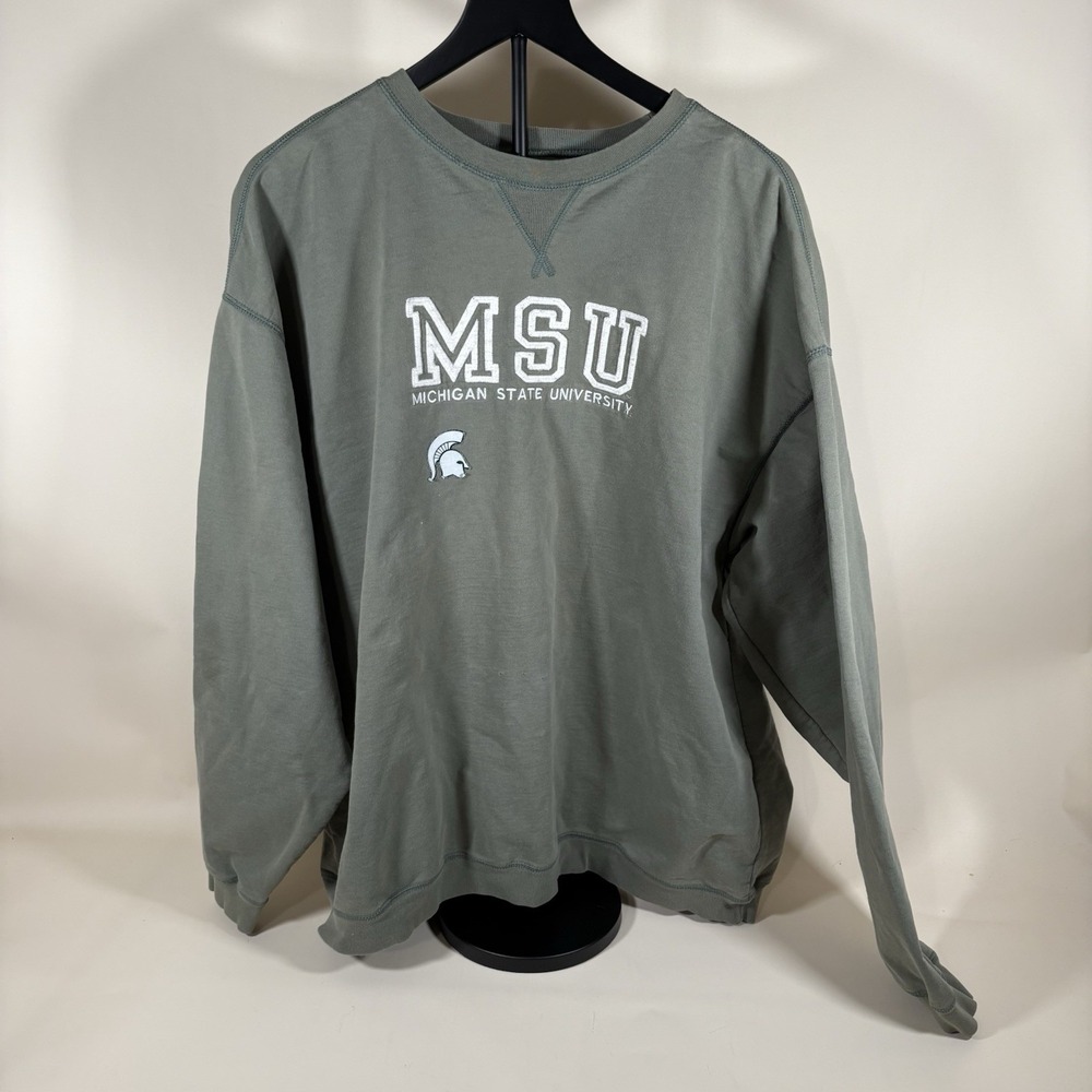 JanSport Michigan State Spartans Sweatshirt‎ Men's Extra Large  MSU y2k